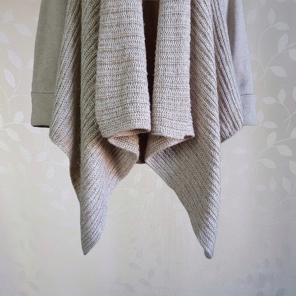 Anthropologie Angora Blend Knit Open Front Waterfall Cardigan Saturday Sunday - Picture 5 of 15